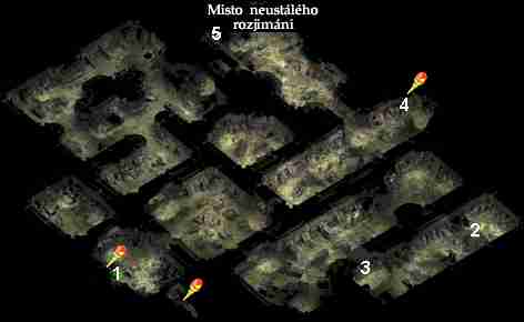Mapa: Místo neustálého rozjímání