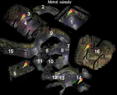 Mapa: Mrtvé Národy